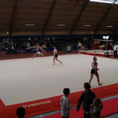 Championnat régional à Evreux Charlotte,Amandine,Florine,Morgane,Rachël.